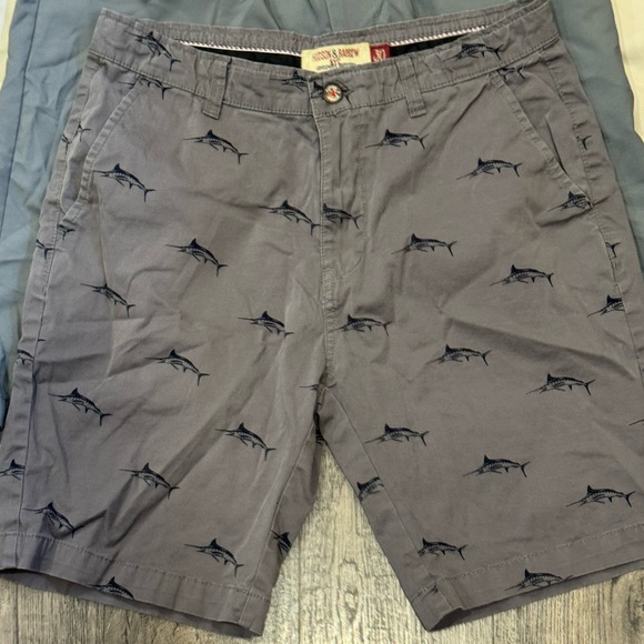 Lot of mens shorts 4. Quicksilver, adidas, IZOD. Hudson & Barrow NYC. New & used - Picture 9 of 11